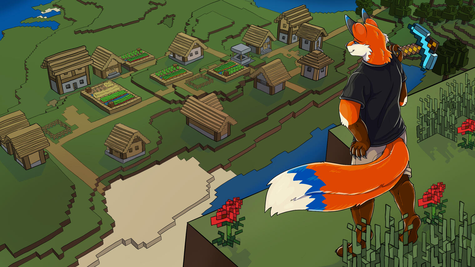 fullbody (full cel shading, Illustrated scene)