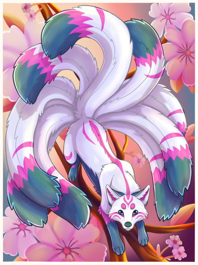 fullbody (blended shading, colored lines, & background)