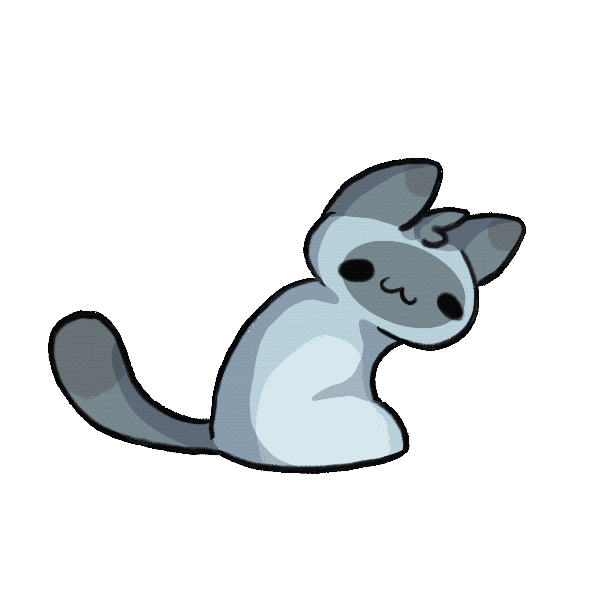 5 frame chibi gif (minimal shading)